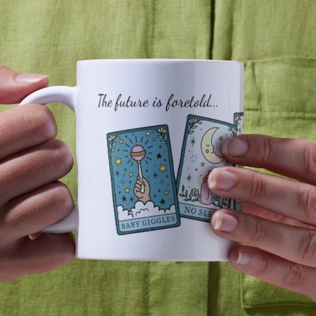 Tarot Gravid Flicka Reveal for Family Kaffemugg (Skapare uppladdad)