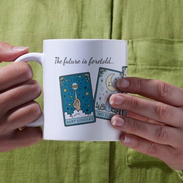 Tarot Gravid Pojke Reveal for Family Kaffemugg (Skapare uppladdad)