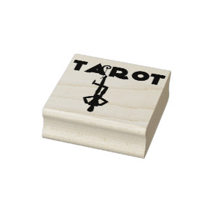 tarot hangman art frimärke stämpel