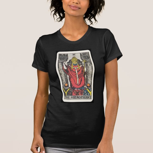 Tarot: Hierophanten T-shirt (Framsida)