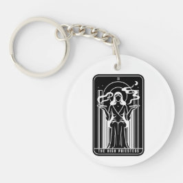 Tarot High Priestess Kvinna Ogräs Rökning Ockult