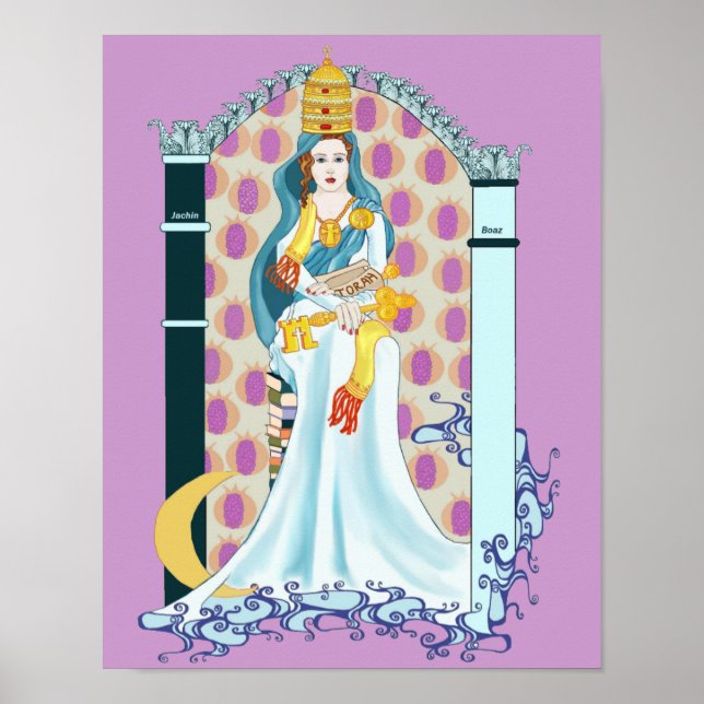 Tarot High Priestess Poster (Framsidan)