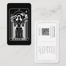 Tarot Högprästinna Kvinna Rökande Ogräs