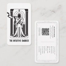 Tarot Högpriestinnans Weed Rökning Sociala Medier