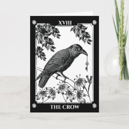Tarot Inspired Halloween Kråka Card Kort