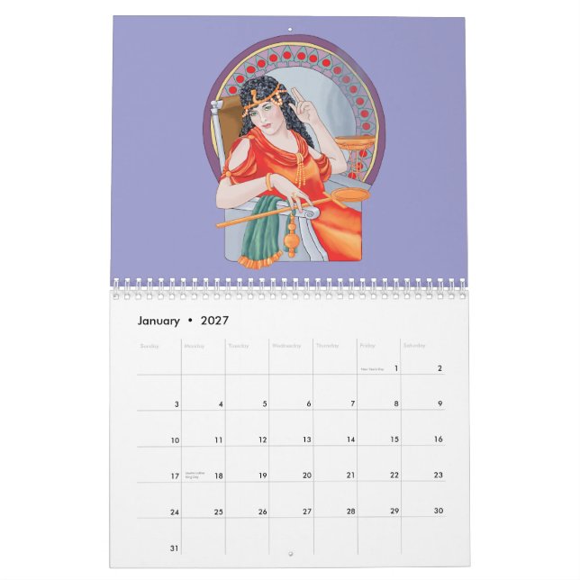 Tarot kalender (Jan 2027)