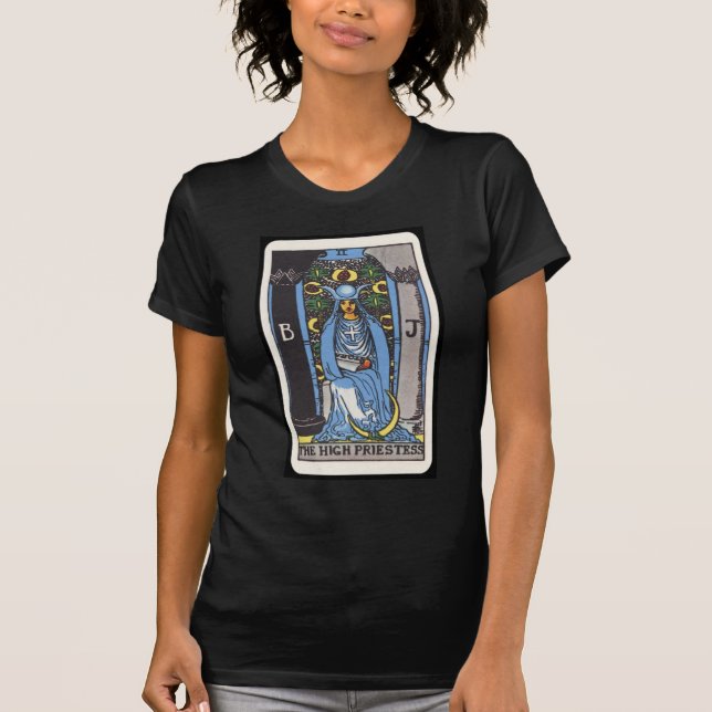 Tarot: Kickpriestessen T Shirt (Framsida)
