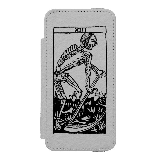 Tarot kort: Död Incipio iPhone Wallet Skal (Folio Framsidan)