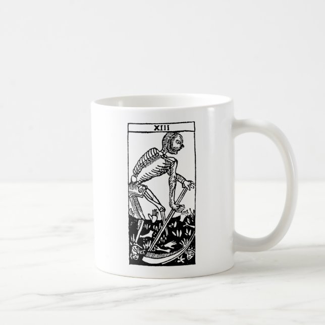 Tarot kort: Död Kaffemugg (Höger)