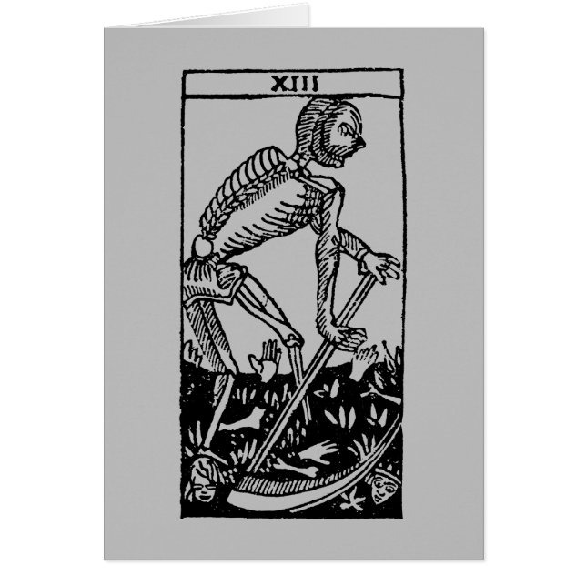 Tarot kort: Död OBS Kort (Framsidan)