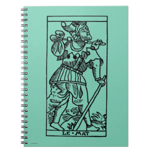 Tarot kort: Dumbommen Anteckningsbok