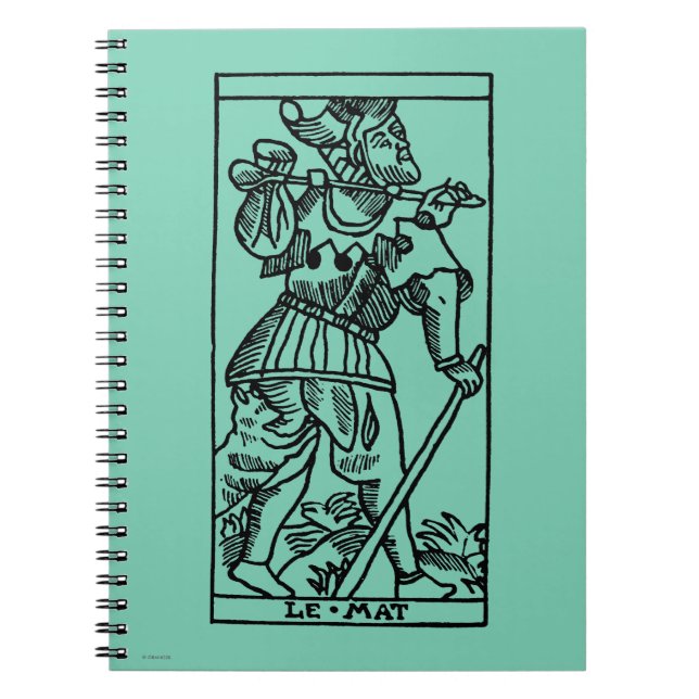 Tarot kort: Dumbommen Anteckningsbok (Framsidan)