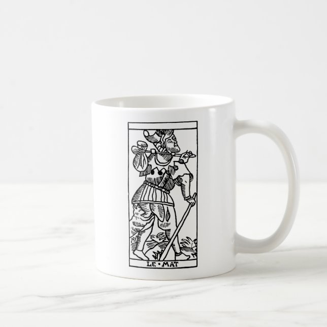 Tarot kort: Dumbommen Kaffemugg (Höger)