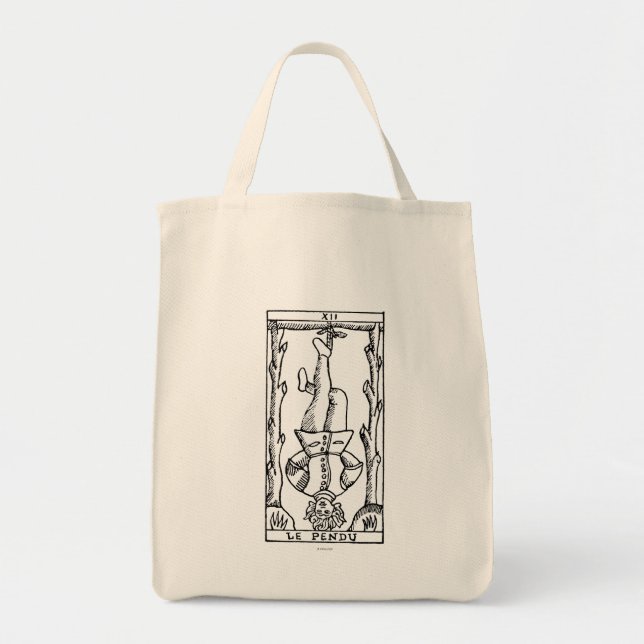 Tarot kort: Hängd man Tygkasse (Framsidan)