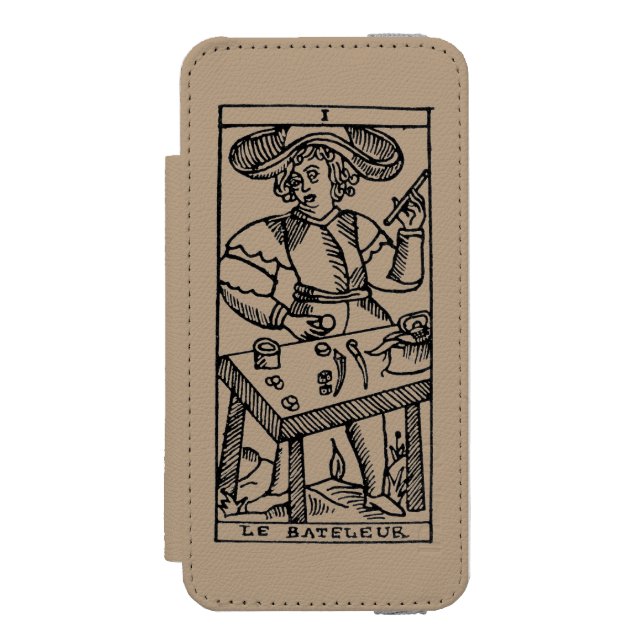 Tarot kort: Jonglören Incipio iPhone Wallet Skal (Folio Framsidan)