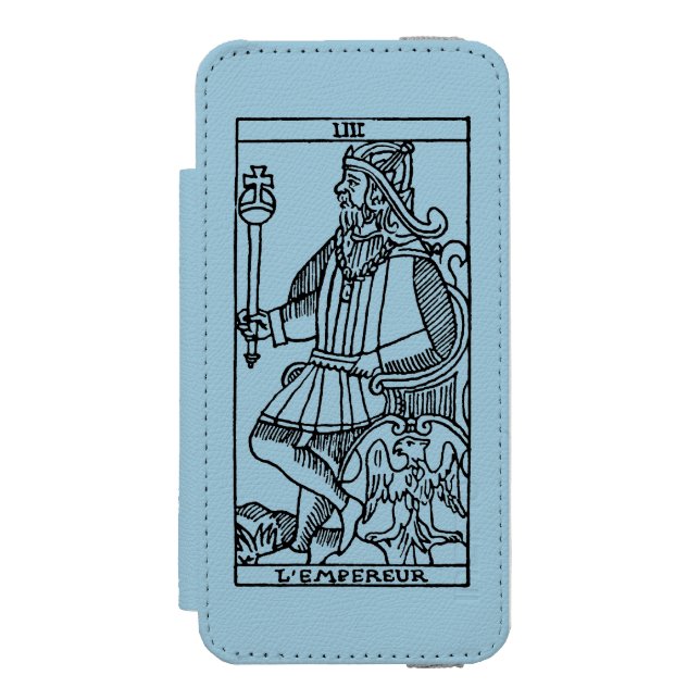 Tarot kort: Kejsaren Incipio iPhone Wallet Skal (Folio Framsidan)