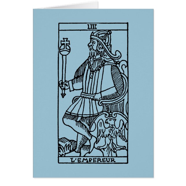 Tarot kort: Kejsaren OBS Kort (Framsidan)