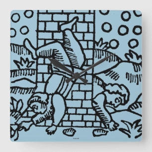 Tarot kort: Madhousen Fyrkantig Klocka