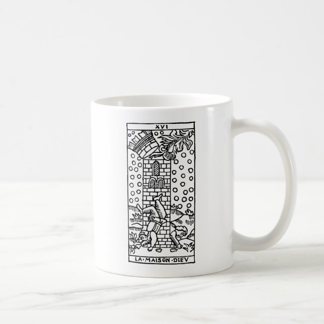 Tarot kort: Madhousen Kaffemugg (Höger)