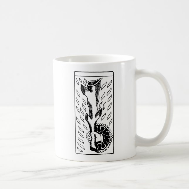 Tarot kort: Överdängare av Stänger Kaffemugg (Höger)