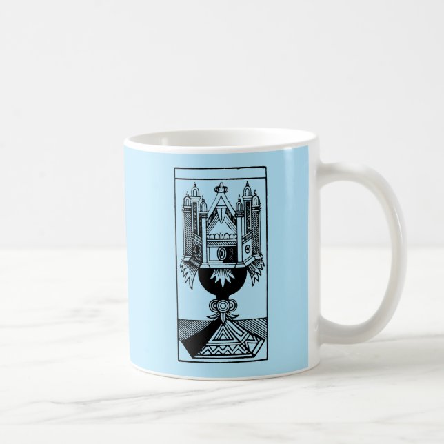 Tarot kort: Överdängaren av koppar (Höger)