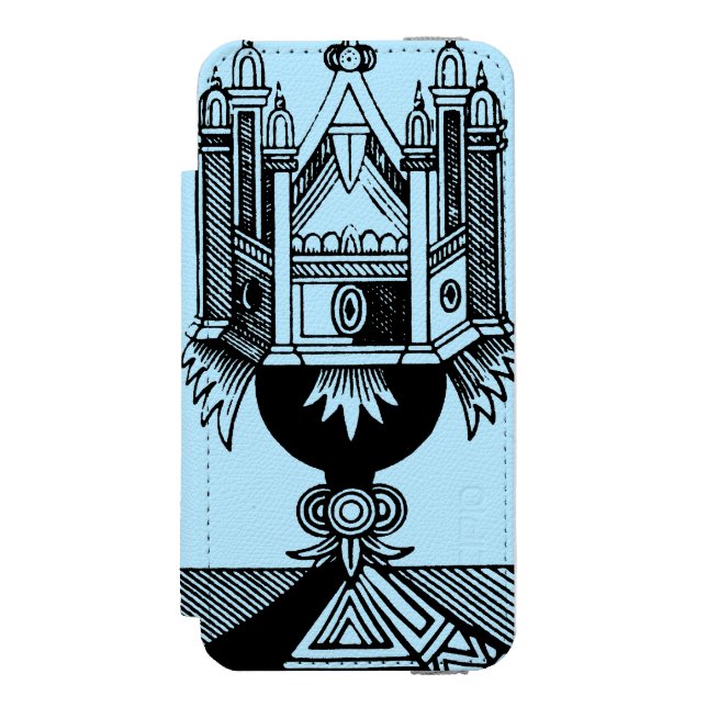 Tarot kort: Överdängaren av koppar Incipio iPhone Wallet Skal (Folio Framsidan)