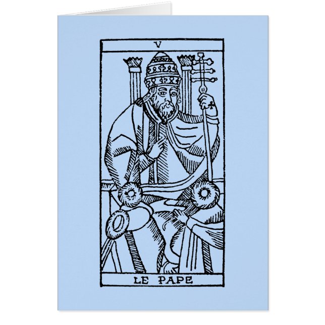 Tarot kort: Popen OBS Kort (Framsidan)