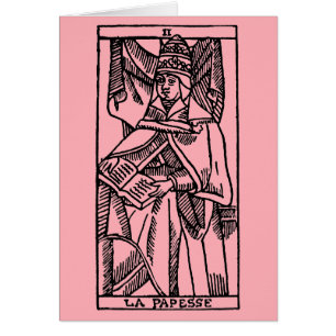 Tarot kort: Popessen OBS Kort