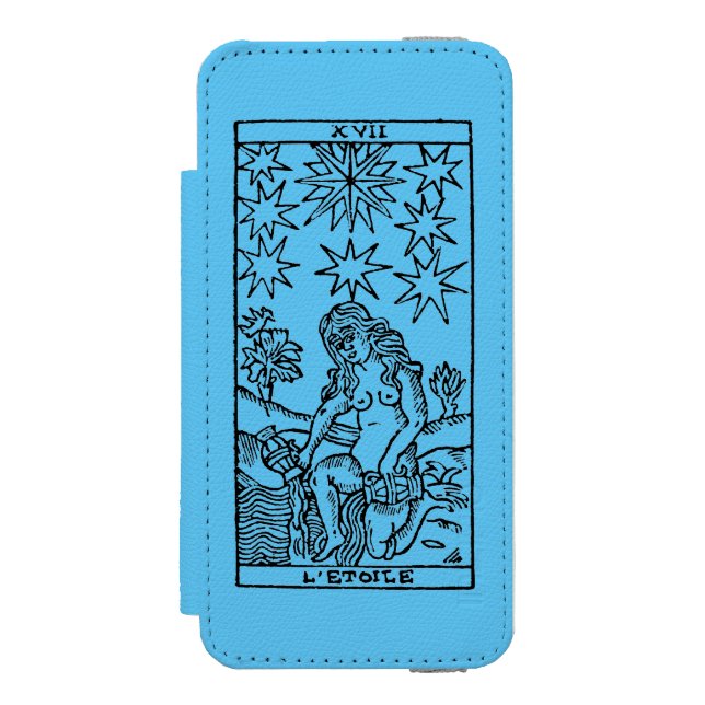 Tarot kort: Stjärnorna Incipio iPhone Wallet Skal (Folio Framsidan)