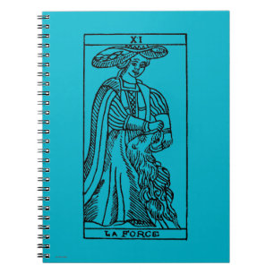 Tarot kort: Styrka Anteckningsbok