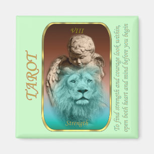 Tarot kort - styrka magnet