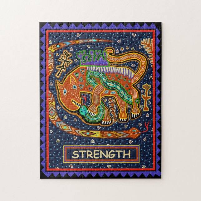 TAROT-KORT - STYRKA PUSSEL (Vertikal)