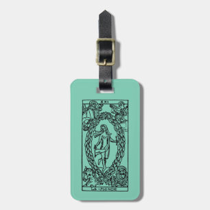 Tarot kort: Världen Bagagebricka