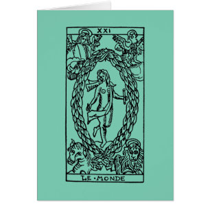 Tarot kort: Världen OBS Kort
