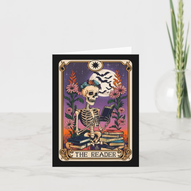 Tarot-kortet i bok Älskare, läsaren, den mystiskt  Kort (Framsida)