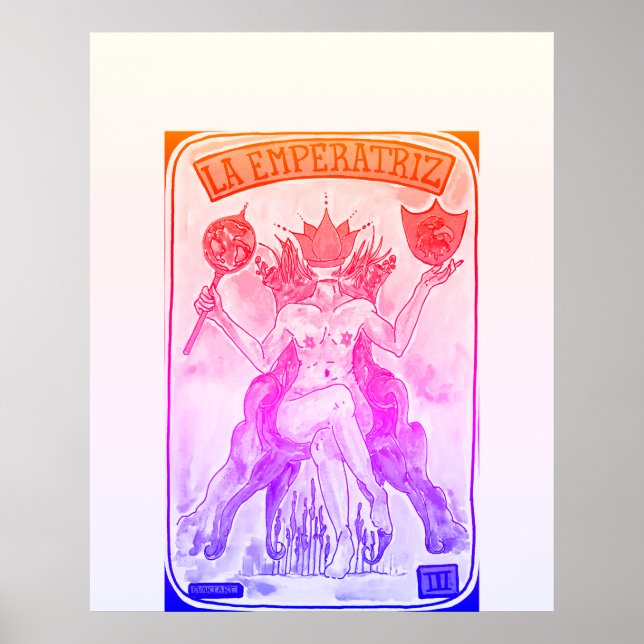 Tarot LA emperatriz Poster (Framsidan)