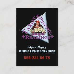 Tarot läsning - visitkort