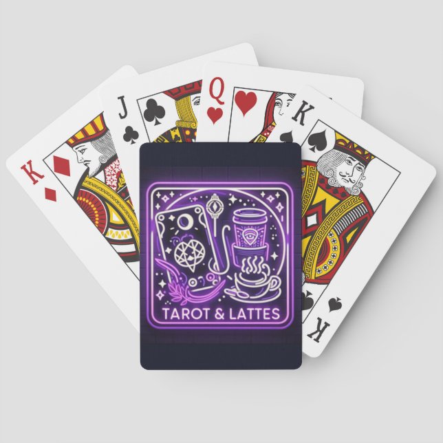 Tarot & Lattes Deck Casinokort (Baksidan)