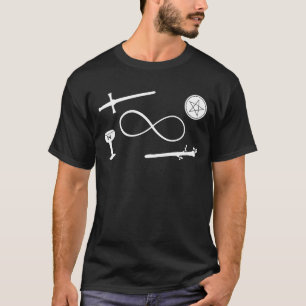 Tarot Lemniscate: Magician & 4 Inslag T Shirt
