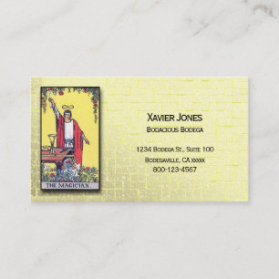 Tarot Magician personlig affärskort Visitkort