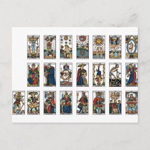 Tarot Major Arcana Vykort
