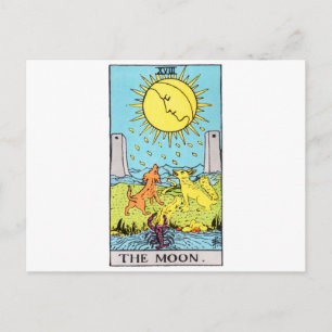 tarot-måne vykort