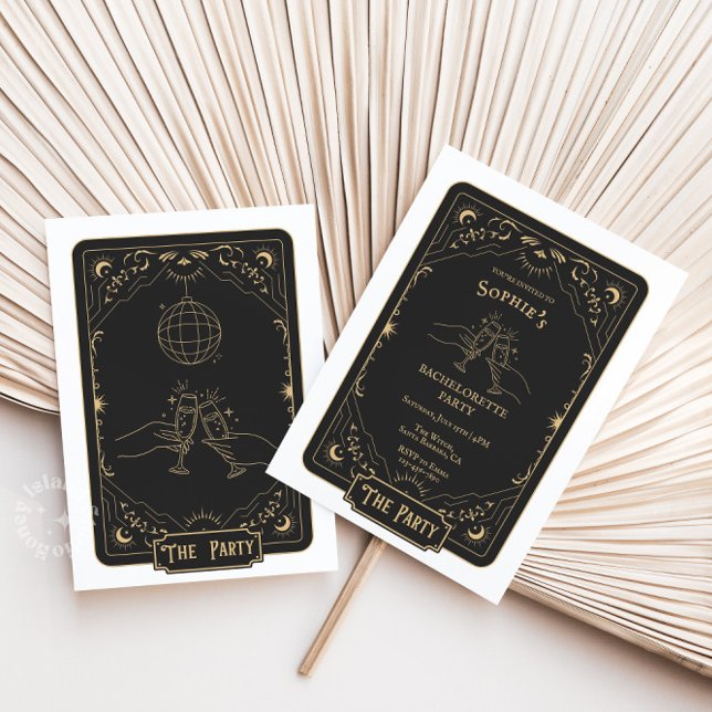 Tarot Mystic Bachelorette Party Inbjudningar (Skapare uppladdad)