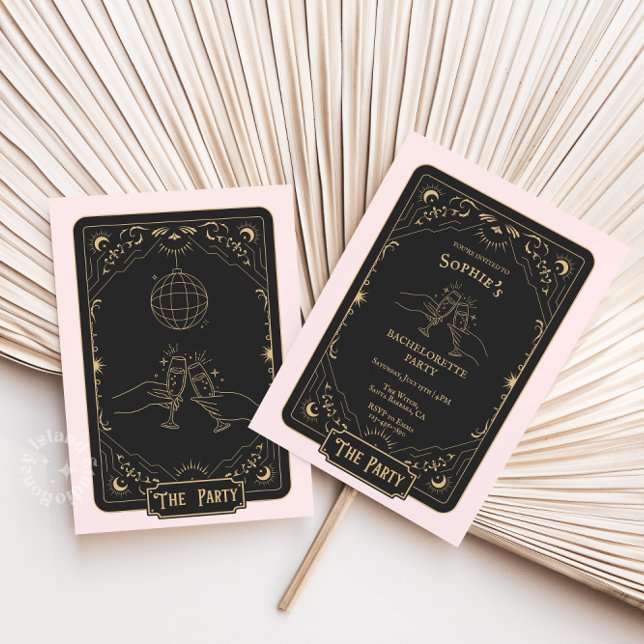 Tarot Mystic Bachelorette Party Inbjudningar (Skapare uppladdad)