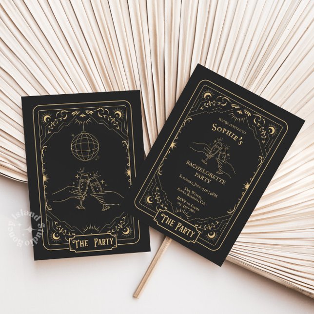 Tarot Mystic Bachelorette Party Inbjudningar (Skapare uppladdad)