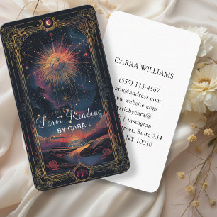 Tarot, Mystic Lila-Guld Visitkort