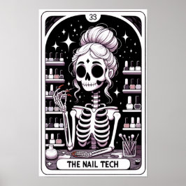 Tarot Nail Technician Poster