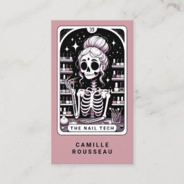 Tarot Nail Technician Ro Rosa Visitkort