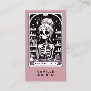 Tarot Nail Technician Ro Rosa Visitkort
