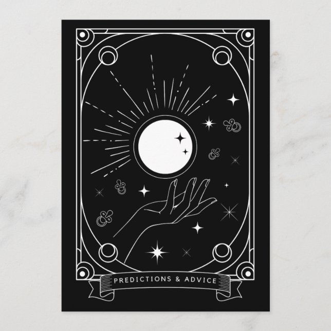 Tarot Predications & Advice Card Rådkort (Framsida)